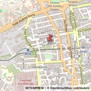 Mappa Via Randazzo, 34, 95125 Catania, Catania (Sicilia)