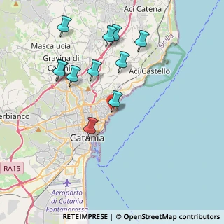 Mappa V.le Alcide De Gasperi, 95126 Catania CT, Italia (4.50455)