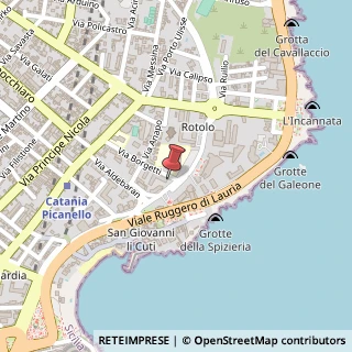 Mappa Viale Alcide de Gasperi, 187, 95127 Catania, Catania (Sicilia)