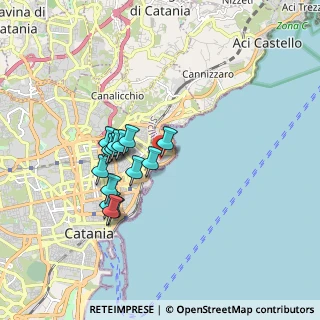 Mappa V.le Alcide De Gasperi, 95126 Catania CT, Italia (1.61286)