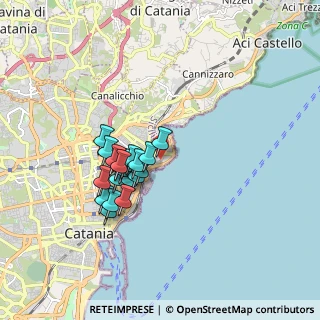 Mappa V.le Alcide De Gasperi, 95126 Catania CT, Italia (1.5675)