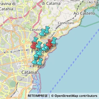 Mappa Via Aldebaran, 95127 Catania CT, Italia (1.28615)
