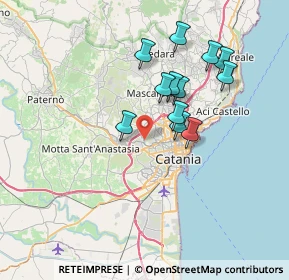 Mappa Via Alfred Nobel, 95045 Misterbianco CT, Italia (6.97417)