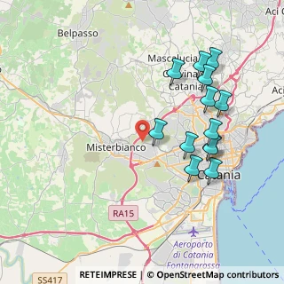 Mappa Contrada Quartararo, 95045 Misterbianco CT, Italia (4.55154)