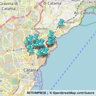 Mappa Via Principe Nicola, 95126 Catania CT, Italia (1.252)