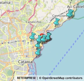 Mappa Via Principe Nicola, 95126 Catania CT, Italia (1.34333)