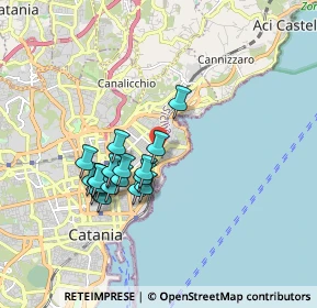 Mappa Via Principe Nicola, 95126 Catania CT, Italia (1.734)