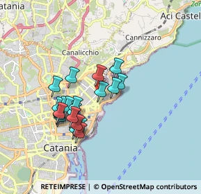 Mappa Via Principe Nicola, 95126 Catania CT, Italia (1.659)