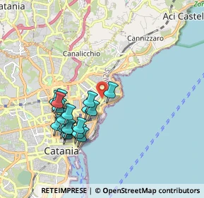 Mappa Via Principe Nicola, 95126 Catania CT, Italia (1.96833)