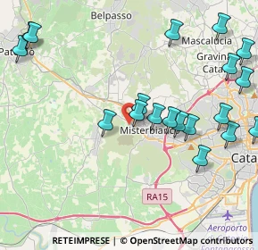 Mappa Via Crispi, 95040 Motta Sant'Anastasia CT, Italia (5.6715)