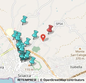 Mappa Via Cava dei Tirreni, 92019 Sciacca AG, Italia (1.272)