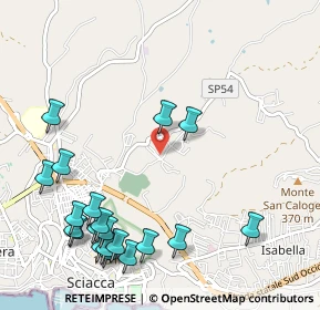 Mappa Via Cava dei Tirreni, 92019 Sciacca AG, Italia (1.488)