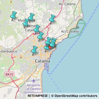 Mappa Via Regina Bianca, 95127 Catania CT, Italia (3.59636)