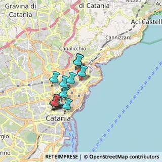 Mappa Via Regina Bianca, 95127 Catania CT, Italia (1.59214)