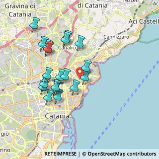 Mappa Via Regina Bianca, 95127 Catania CT, Italia (1.99526)