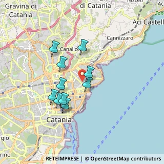 Mappa Via Regina Bianca, 95127 Catania CT, Italia (1.70455)