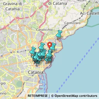 Mappa Via Regina Bianca, 95127 Catania CT, Italia (1.528)
