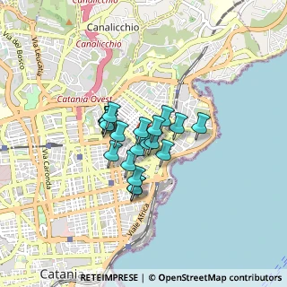 Mappa Via Regina Bianca, 95127 Catania CT, Italia (0.5765)