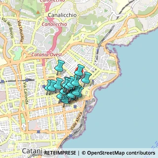 Mappa Via Regina Bianca, 95127 Catania CT, Italia (0.699)