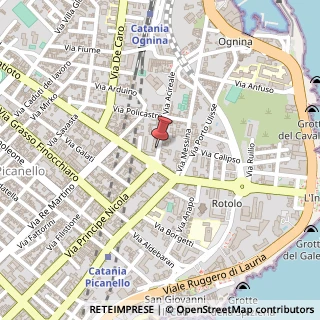 Mappa Via Acireale, 3, 95126 Catania, Catania (Sicilia)