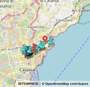 Mappa Via Re Martino, 95126 Catania CT, Italia (1.85316)