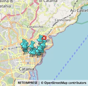 Mappa Via Re Martino, 95126 Catania CT, Italia (1.62462)
