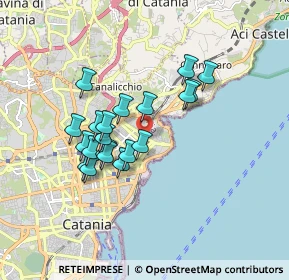 Mappa Via Re Martino, 95126 Catania CT, Italia (1.63)