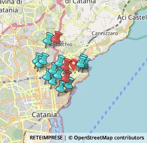 Mappa Via Re Martino, 95126 Catania CT, Italia (1.38722)