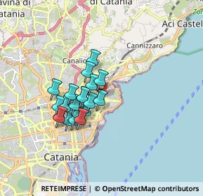 Mappa Via Re Martino, 95126 Catania CT, Italia (1.4725)