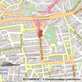 Mappa Via Vitaliano Brancati, 4, 95128 Catania, Catania (Sicilia)