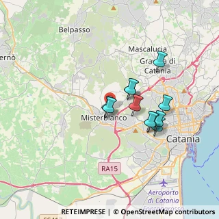 Mappa Via Giovanni Verga, 95045 Misterbianco CT, Italia (3.13273)