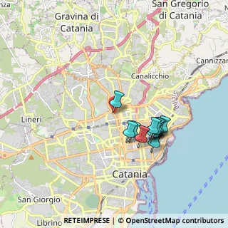 Mappa Via Paolo Bentivoglio, 95125 Catania CT, Italia (1.73364)