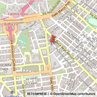 Mappa Via Menza, 19, 95100 Catania, Catania (Sicilia)