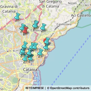 Mappa Via Grasso Finocchiaro, 95126 Catania CT, Italia (2.18053)
