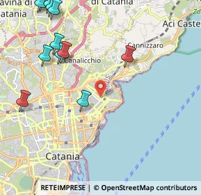 Mappa Via Grasso Finocchiaro, 95126 Catania CT, Italia (3.17667)