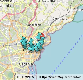 Mappa Via Grasso Finocchiaro, 95126 Catania CT, Italia (1.56615)