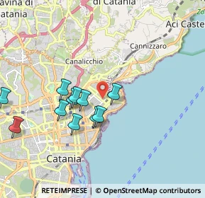 Mappa Via Grasso Finocchiaro, 95126 Catania CT, Italia (1.98364)