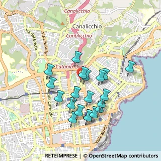 Mappa Via Carmelo Patané Romeo, 95126 Catania CT, Italia (0.9475)