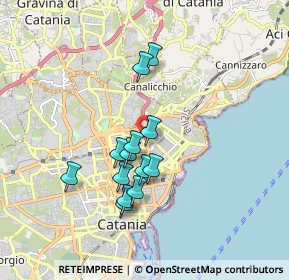 Mappa Via Carmelo Patané Romeo, 95126 Catania CT, Italia (1.66231)