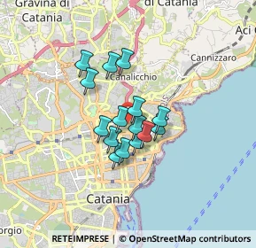 Mappa Via Carmelo Patané Romeo, 95126 Catania CT, Italia (1.23133)