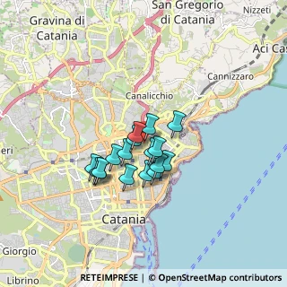 Mappa Via Carmelo Patané Romeo, 95126 Catania CT, Italia (1.31824)