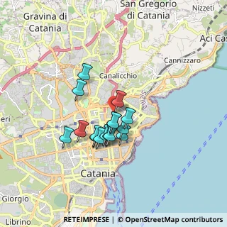 Mappa Via Carmelo Patané Romeo, 95126 Catania CT, Italia (1.44125)