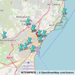 Mappa Via Carmelo Patané Romeo, 95126 Catania CT, Italia (3.85083)