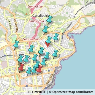 Mappa Via Petrella, 95126 Catania CT, Italia (1.148)