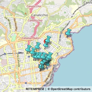 Mappa Via Cavallaro, 95126 Catania CT, Italia (0.944)