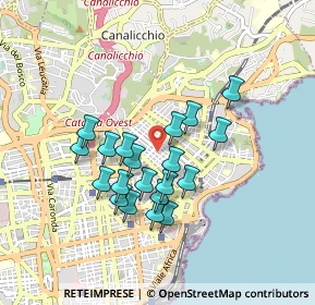 Mappa Via Cavallaro, 95126 Catania CT, Italia (0.824)