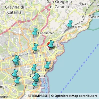 Mappa Via Cavallaro, 95126 Catania CT, Italia (2.85357)