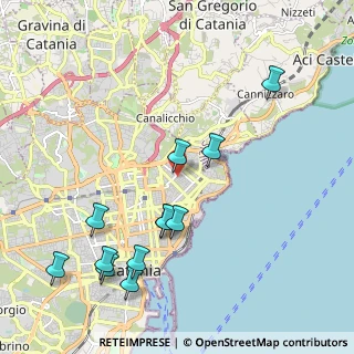 Mappa Via Petrella, 95126 Catania CT, Italia (2.57667)