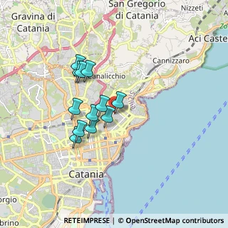 Mappa Via Cavallaro, 95126 Catania CT, Italia (1.5425)