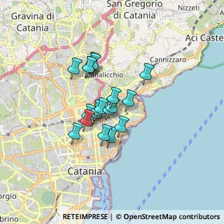 Mappa Via Cavallaro, 95126 Catania CT, Italia (1.31105)